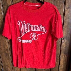 Vintage Nebraska Cornhuskers Red T-Shirt